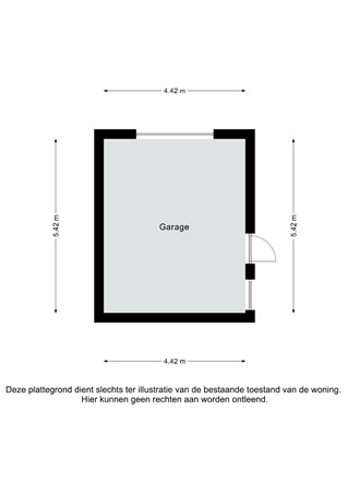 Plattegrond - St. Nicolaasstraat 43, 6369 XM Simpelveld - Sint Nicolaasstraat 43 Simpelveld - Garage 2D.jpg